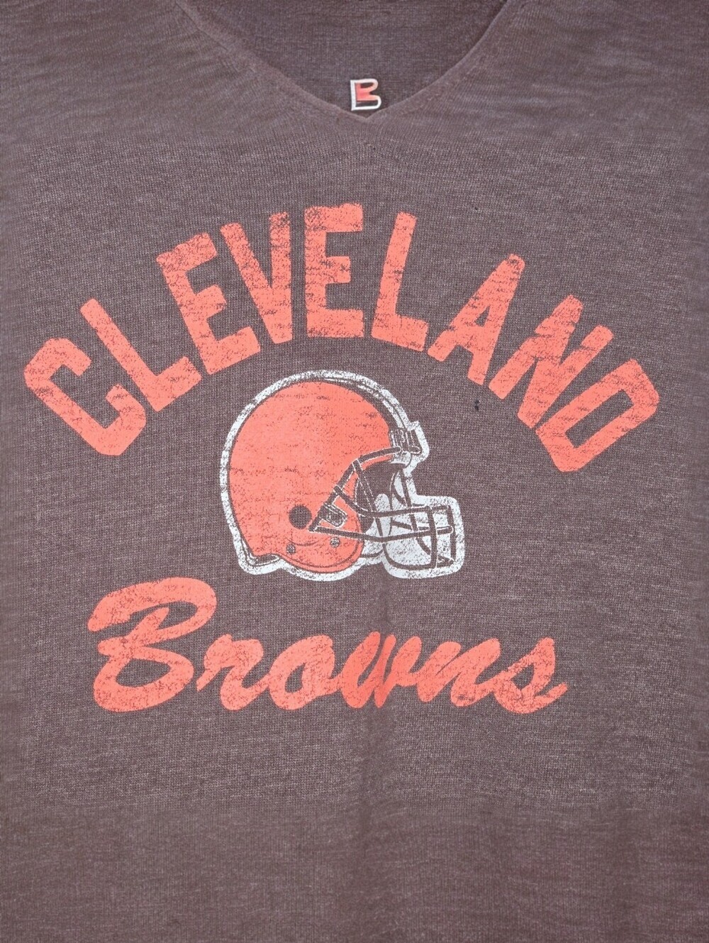 47 Brand Womens Brown Clevelend Browns Hoodie Sweatshirt Size Large - Picture 4 of 9